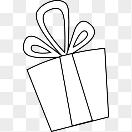 Caixa de Presente em Preto e Branco Imprimível com a Palavra 'Presente Planos de Fundo Caixa de Presente em Preto e Branco Imprimível com a Palavra 'Presente Planos de Fundo thumbnail
