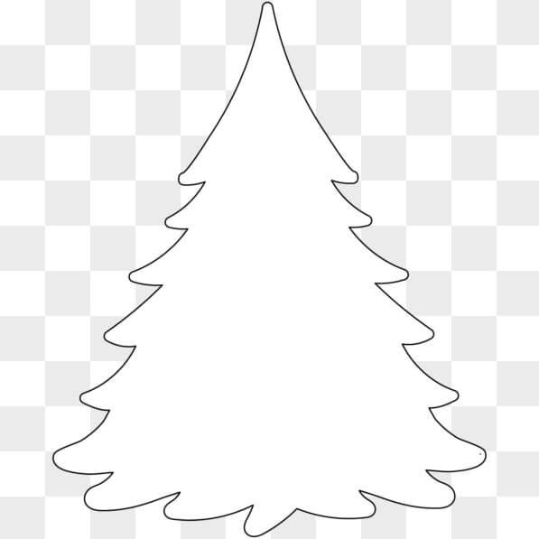 Download Printable Christmas Tree Template PNGs Online Creative Fabrica