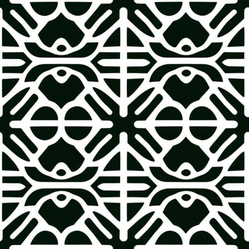 Download Black and White Seamless Geometric Spiral Pattern Patterns ...