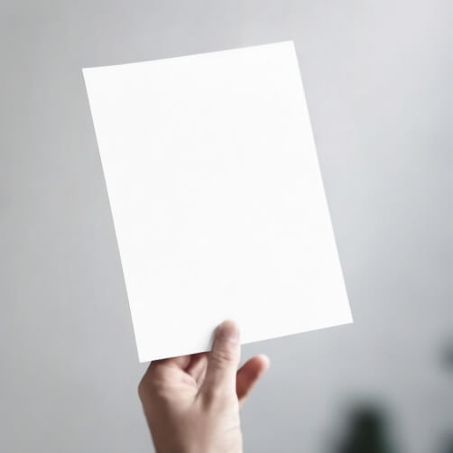 Download Hand Holding Empty White Sheet of Paper Mockups Online ...