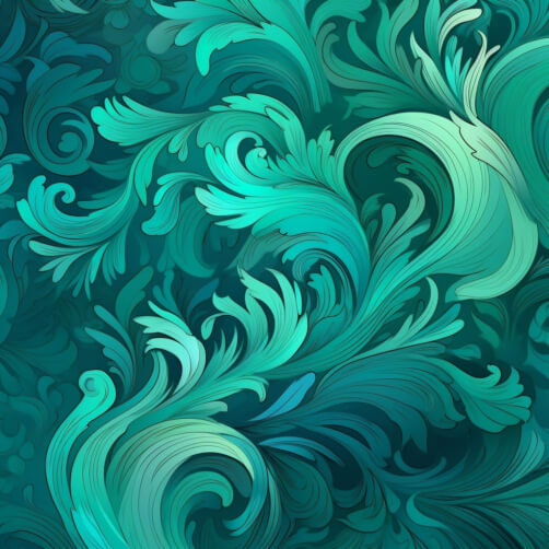 Abstract Green and Blue Floral Pattern Abstract Green and Blue Floral Pattern thumbnail