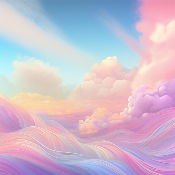 Download Abstract Painting of Colorful Sky with Swirling Waves and ...