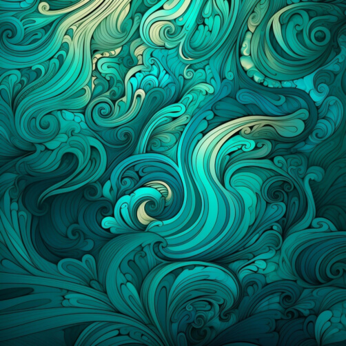 Swirling Abstract Design in Teal and Aqua Swirling Abstract Design in Teal and Aqua thumbnail