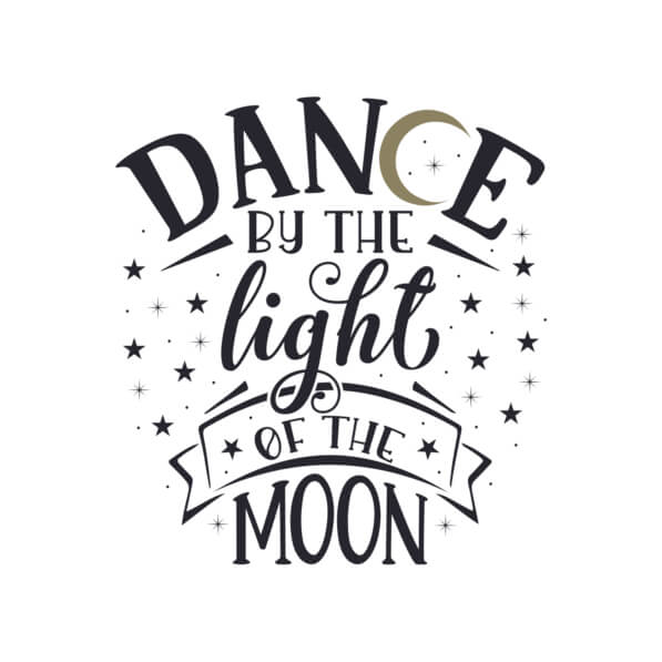 Download Dance by the Light of the Moon - Poster Illustration Quotes