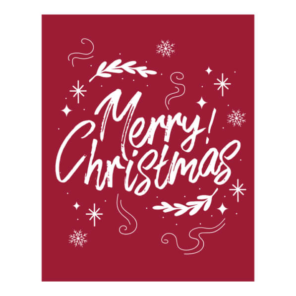 Belle élégante Carte De Voeux De Joyeux Noël Festival | Vecteur Gratuite