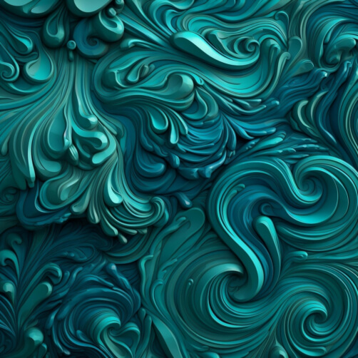 Teal Abstract Background with Swirls and Waves Teal Abstract Background with Swirls and Waves thumbnail