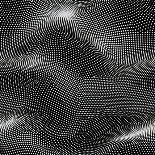 Black and White Abstract Wave Pattern with Dots Patterns Black and White Abstract Wave Pattern with Dots Patterns thumbnail