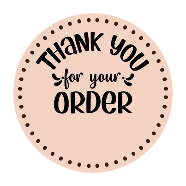 Download Thank You for Your Order Sticker Quotes Online - Creative Fabrica