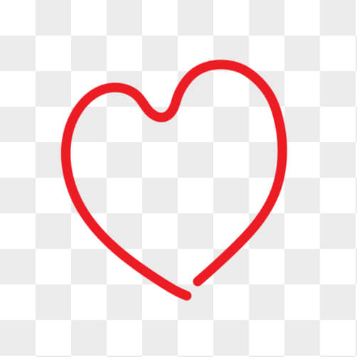 Heart Outline PNG - Download Free & Premium Transparent Heart Outline ...