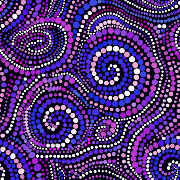 Download Vibrant Abstract Design with Swirls and Dots Patterns Online ...