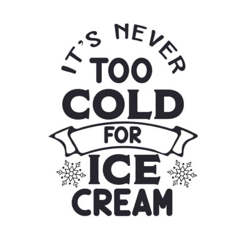 It’s Never Too Cold for Ice Cream Design