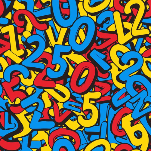 Download Colorful Numbers Background Patterns Online - Creative Fabrica