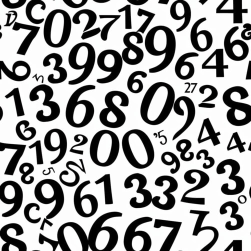 Download Seamless Red Numbers and Letters Pattern with Number 8 ...