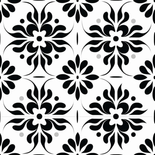 Download Black and White Floral Seamless Pattern Patterns Online ...