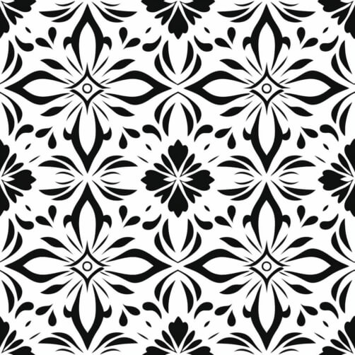 Download Black and White Floral Seamless Pattern Patterns Online ...