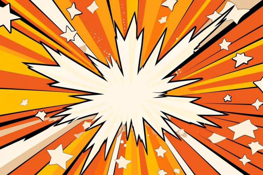 Download Comic Book-Style Explosion with Stars Backgrounds Online ...