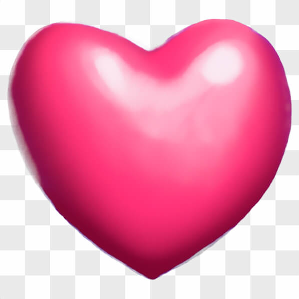 Un palloncino rosa a forma di cuore con sopra la scrta love