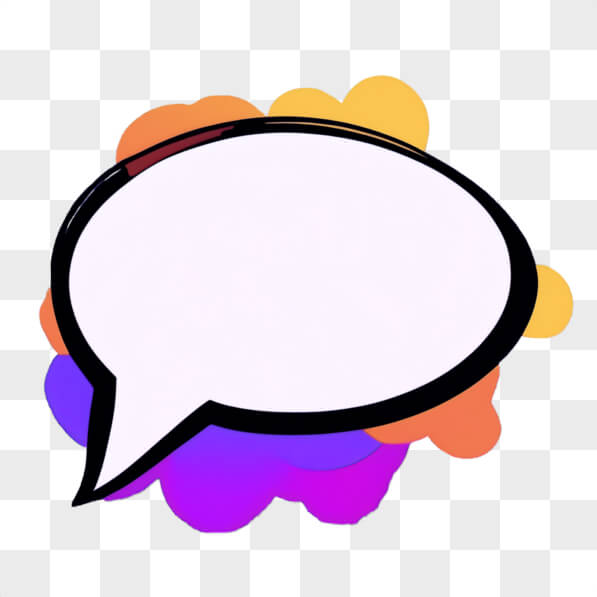 download-colorful-speech-bubble-with-clouds-pngs-online-creative-fabrica