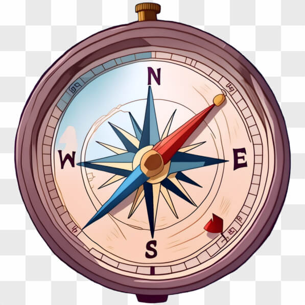 Download Cartoon-Style Compass PNGs Online - Creative Fabrica