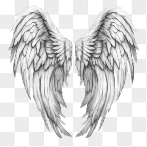 Download Black and White Angel Wings Tattoo Design Sketches Online ...