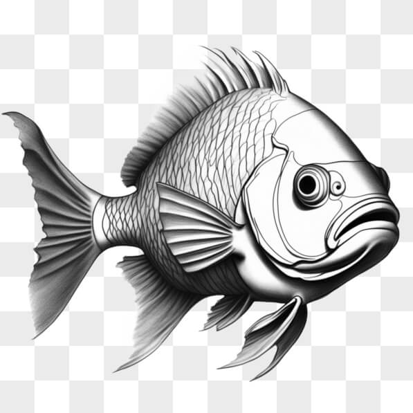 Download Eye-Catching Fish Drawing Sketches Online - Creative Fabrica