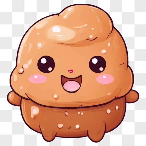 Download kawaii cartoon like poop on empty toilet bowl kawaii online