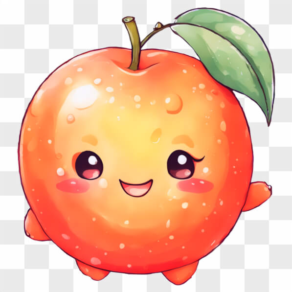 Download Kawaii-Style Orange Artwork Kawaii Online - Creative Fabrica