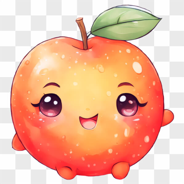 Download Kawaii Orange Fruit with Cute Face Kawaii Online - Creative ...