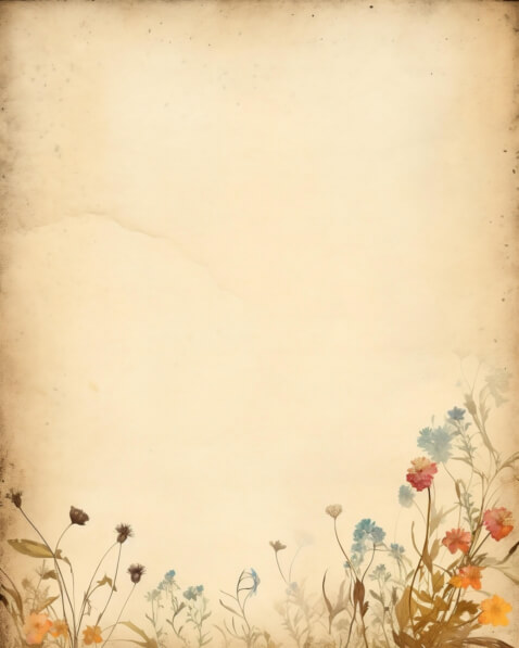 Rustic Note Paper Background Download Vintage Paper with Flowers and a Rustic Background Backgrounds ...