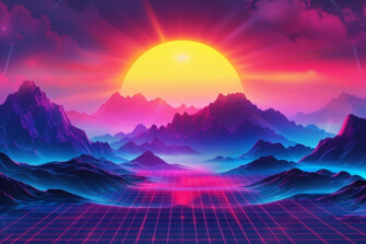 Download Pixel Art Landscape with Sunset and Ruins Backgrounds Online ...