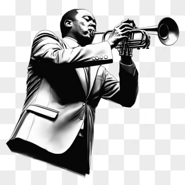 オリジナル自作絵 絵画 sawatari_doodles【Trumpet】 How to Draw a Trumpet | Sketch of a Trumpet - YouTube