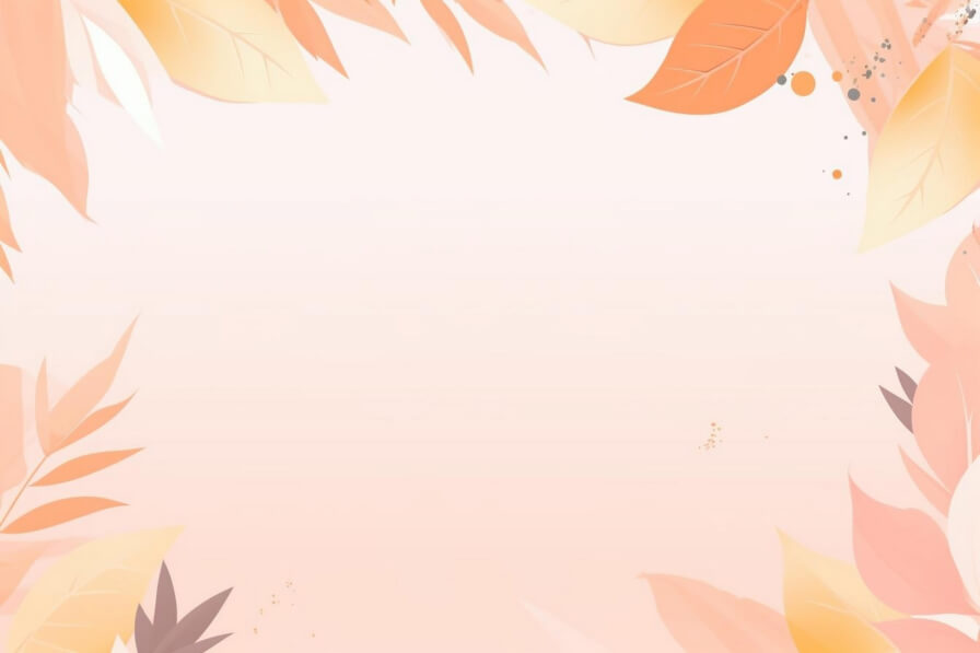 Download Abstract Autumn Leaves on Pink and Peach Background ...