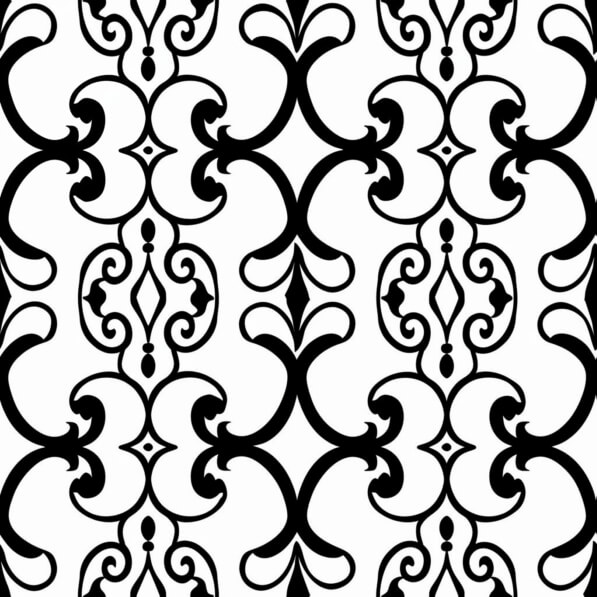 Download Ornate Black and White Swirl Pattern Patterns Online ...