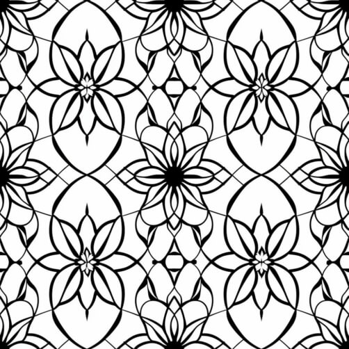 Download Black and White Floral Seamless Pattern Patterns Online ...