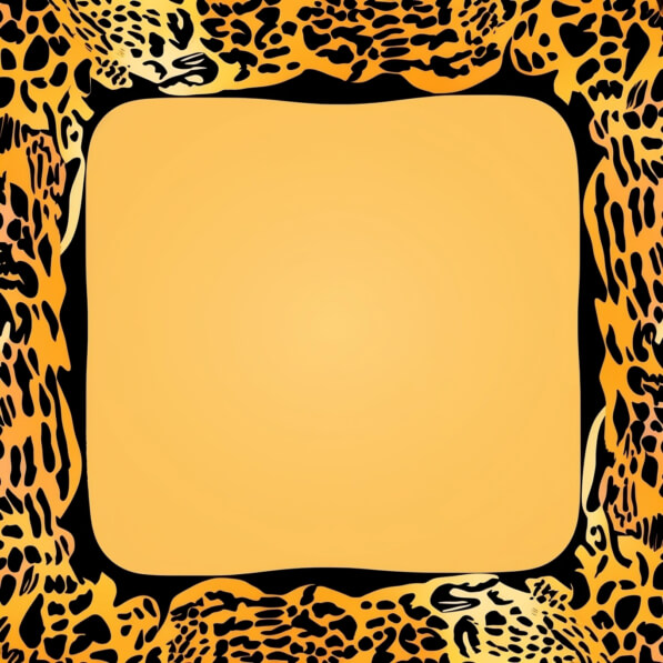 Download Orange and Black Leopard Print Frame Backgrounds Online ...