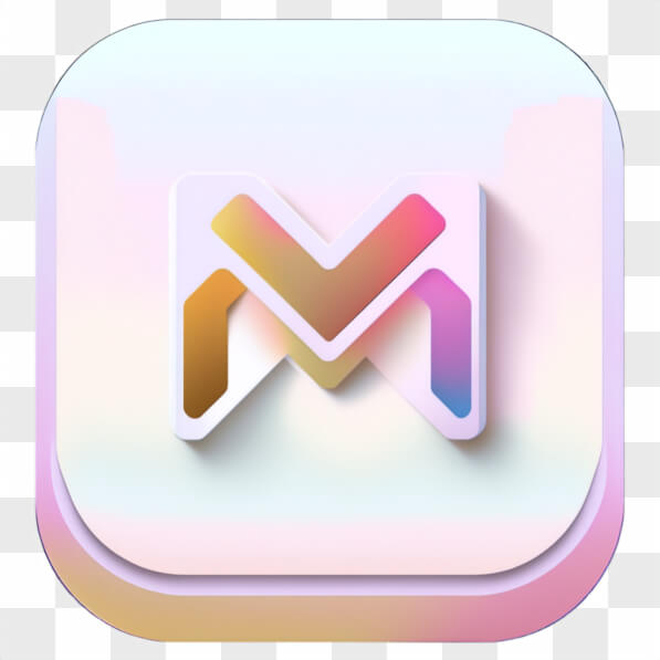 Download Pink and White M Icon PNGs Online - Creative Fabrica