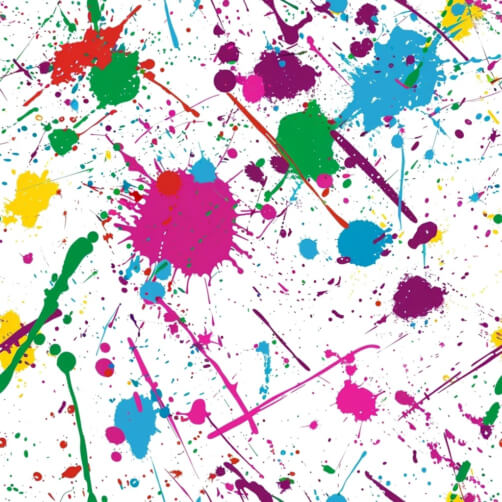 Download Colorful Paint Splatter Pattern on White Background Patterns ...