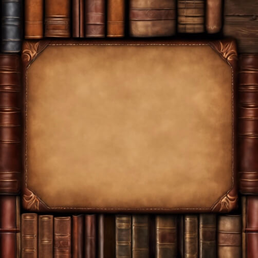 Download Vintage Old Book Frame with Rustic Books Background ...