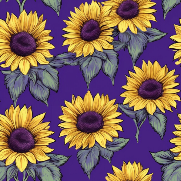 Download Yellow Sunflowers Seamless Pattern Patterns Online - Creative ...