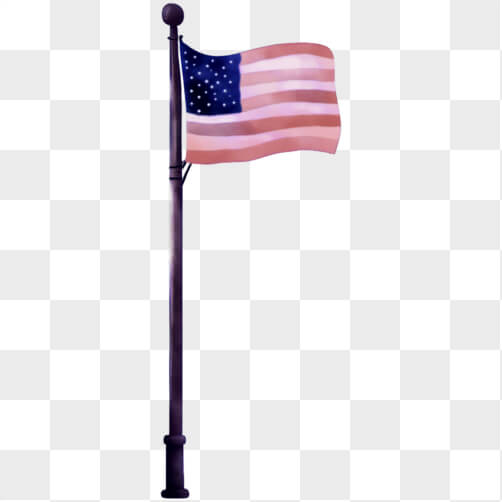 American Flag Pole PNG - Download Free & Premium Transparent American ...