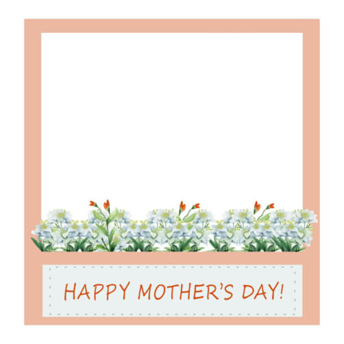 Download Happy Mother's Day Frame with Flowers Frames Online - Creative ...