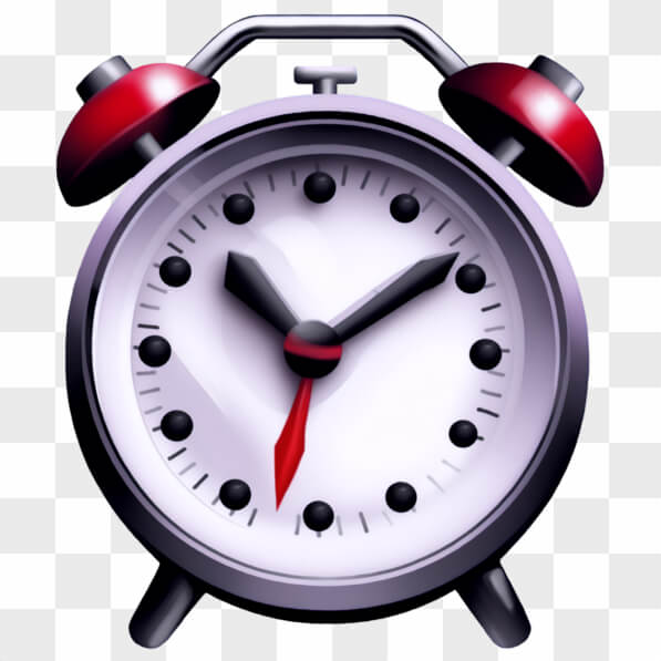 Download Alarm Clock Set to Three O'Clock PNGs Online - Creative Fabrica