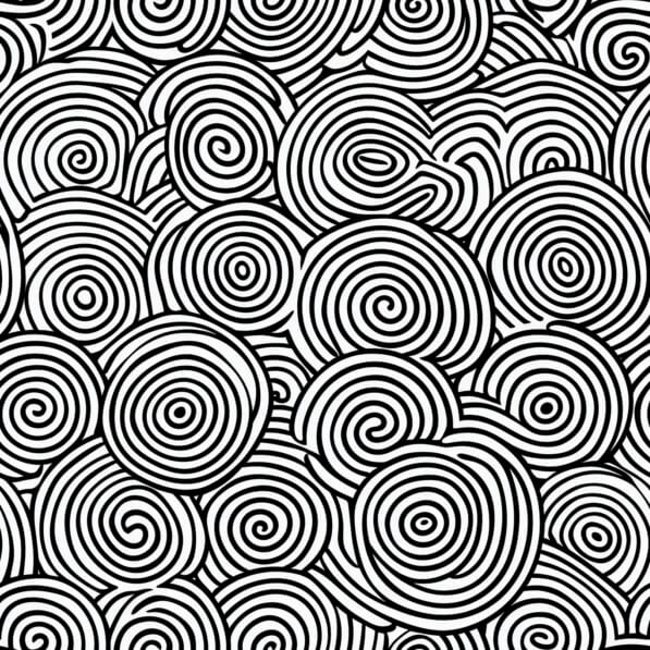 Download Black and White Seamless Swirl Pattern Patterns Online ...