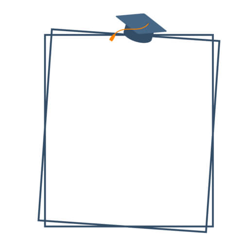 Empty Graduation Frame Download Elegant Graduation Certificate Border Frames Online - Creative ...