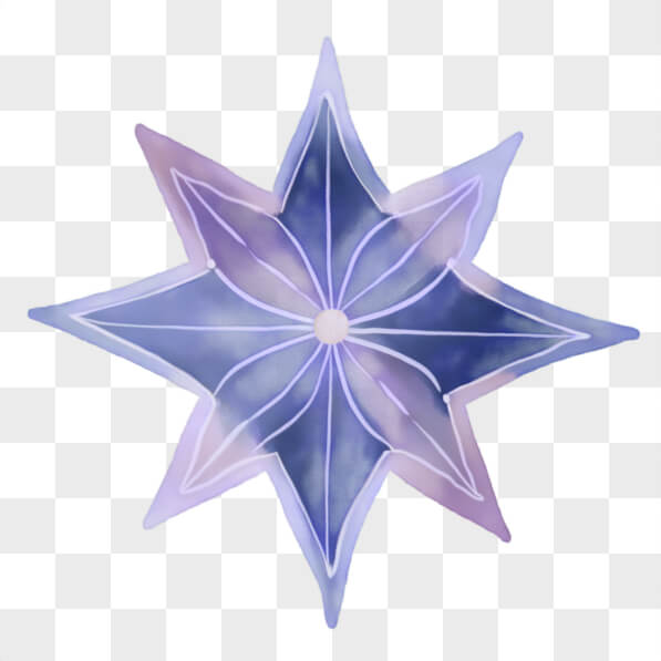 Star Drawing Color:blue Download Star-shaped Design in Blue and Purple Colors PNGs Online ...
