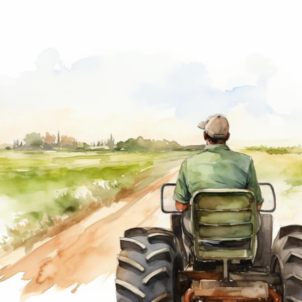 Download Man Riding Agricultural Tractor on Road Backgrounds Online ...