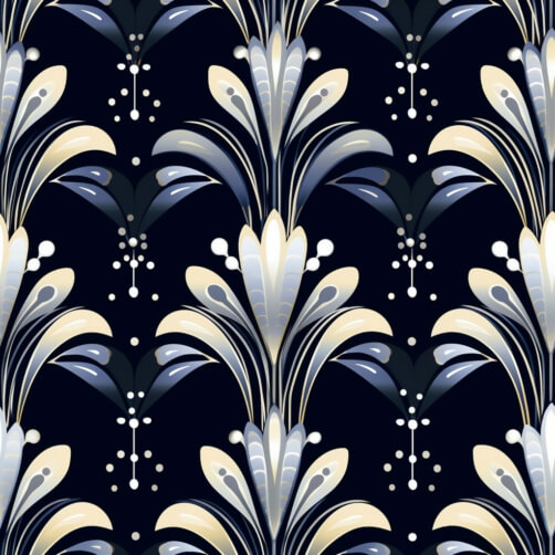 Download Blue and White Floral Seamless Pattern Patterns Online ...