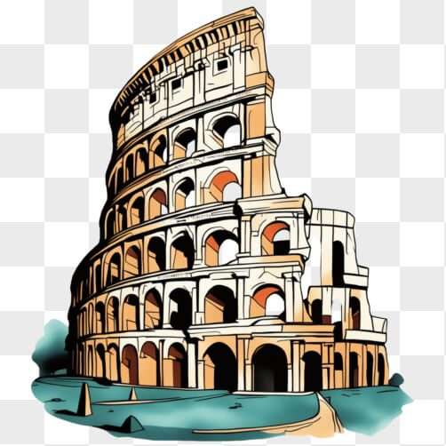 Ancient Colossus in Rome Sketches thumbnail