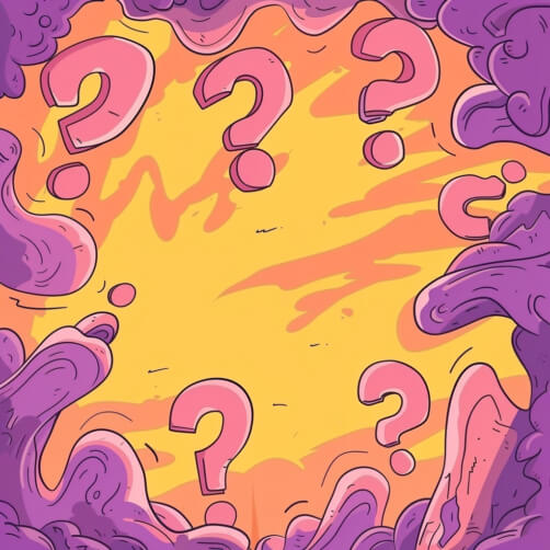 Download Question Marks on Purple and Yellow Background Backgrounds ...