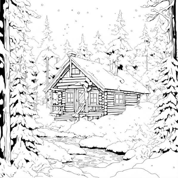 Download Cabin in the Woods Coloring Page Coloring pages Online ...